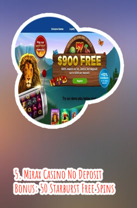Mobile casino free spins no deposit bonus