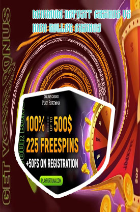 Online casino low minimum deposit